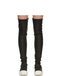 Rick Owens Black Stocking Sneaker Boots
