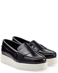 Pierre Hardy Patent Leather Platform Loafers