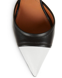 Givenchy Phara Cutout Side Two Tone Leather Pumps