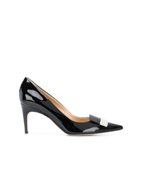 Sergio Rossi Pointed Bow Pumps