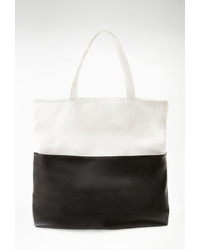 Forever 21 Colorblocked Faux Leather Tote