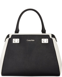 Calvin Klein Top Handle Leather Satchel