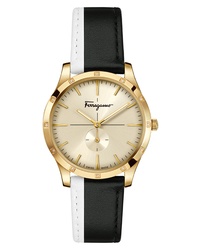 Salvatore Ferragamo Slim Formal Leather Watch