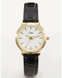 Limit White Face Leather Watch