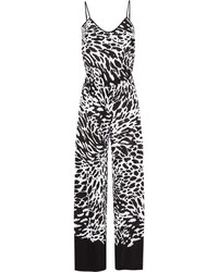MICHAEL Michael Kors Michl Michl Kors Animal Print Crepe Jumpsuit Michl  Michl Kors, $160  | Lookastic