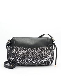 Juicy Couture Leopard Mini Traveler Crossbody Bag