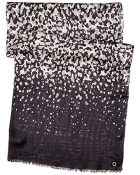 Calvin Klein Cascade Leopard Silk Scarf