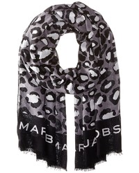 Marc by Marc Jacobs Painted Leopard Scarf