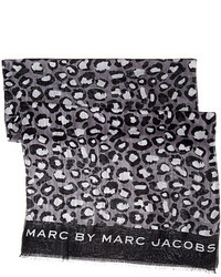 Marc by Marc Jacobs Painted Leopard Scarf