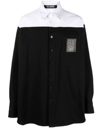 Raf Simons Bi Colour Long Sleeved Shirt