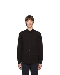 Ps By Paul Smith Black Tailored Fit Shirt