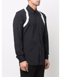 Alexander McQueen Zip Print Harness Shirt