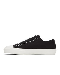 Burberry Black And White Larkhall M Logo Sneakers