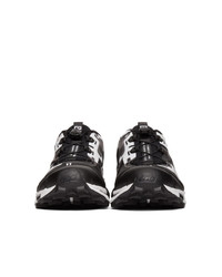 11 By Boris Bidjan Saberi Black And White Salomon Edition Bamba 5 Sneakers