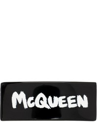 Alexander McQueen Black Graffiti Sneaker Charm Pin