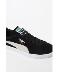 Puma Black White Suede Classic Sneakers