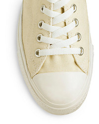 Comme Des Garcons Play Low Top Canvas Sneakers