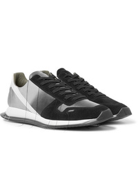 Rick Owens New Vintage Runner Dgrad Suede And Leather