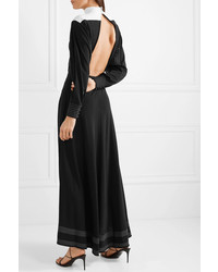Givenchy Open Back Jersey Maxi Dress
