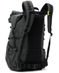 CAYL Black White Bkdu 2 Grid Backpack