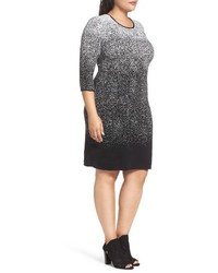 Vince Camuto Plus Size Ombre Jacquard Sweater Dress