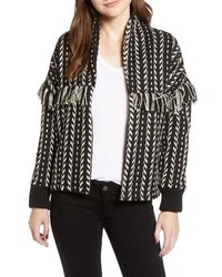 Black and White Open Jacket