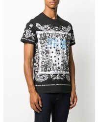 VERSACE JEANS COUTURE Printed Cotton T Shirt