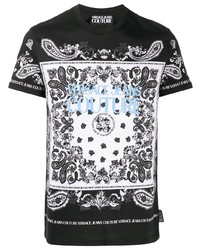 VERSACE JEANS COUTURE Printed Cotton T Shirt