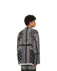 Children Of The Discordance Black And Brown Patchwork Bandana Jacket