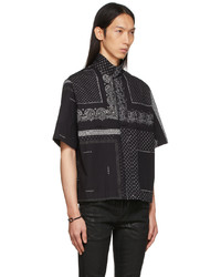 Givenchy Black Bandana Boxy Shirt