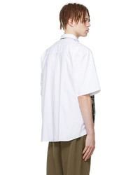 Sophnet. White Cotton Shirt