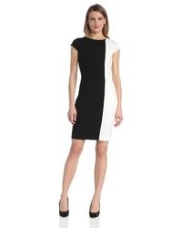 Women's Black and White Dresses by Calvin Klein | Lookastic