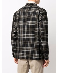 Tagliatore Plaid Check Print Blazer