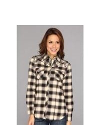 Stetson 8906 Deco Omber Plaid Ls Shirt Long Sleeve Button Up