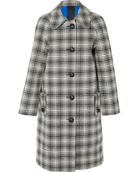 Burberry Checked Wool Coat