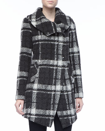 Dawn Levy Amelia Plaid Boucle Coat, $331 | Neiman Marcus | Lookastic