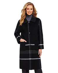 Pendleton Plaid Wool Blend Coat