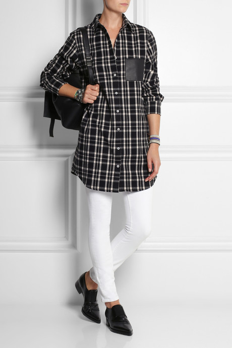 Grunge Style Plaid Shirt Dress – Buddhatrends