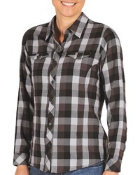 Exofficio Pocatello Plaid Shirt Peached Flannel Long Sleeve