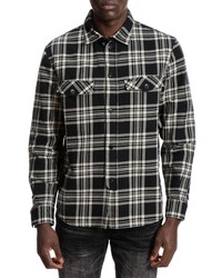PRPS Terrestrial Plaid Button Up Flannel Shirt In Multi At Nordstrom