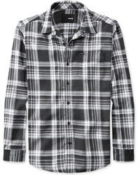 Hurley Banning Plaid Flannel Shirt