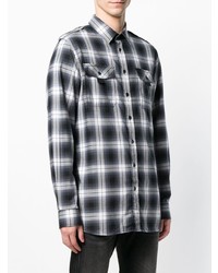 Diesel Black Gold Checked Classic Shirt