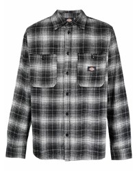 Dickies Construct Checked Long Sleeve Cotton Shirt