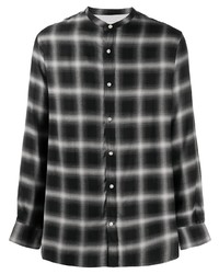 Officine Generale Plaid Check Print Shirt