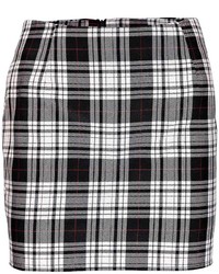 Boohoo Riley Checked Woven Mini Skirt