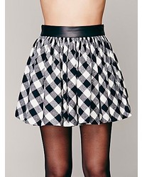 Misile Buffalo Plaid Mini Skirt