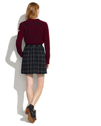 Madewell Windowpane Plaid Skirt