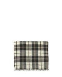 Marc by Marc Jacobs Marc Jacobs Aimee Plaid Into Stripe Scarf Scarves Antique White Multi