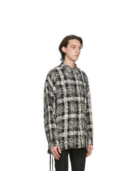 Faith Connexion Black And White Check Lace Over Shirt