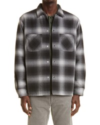 Beams Plus Cpo Plaid Quilted Shirt Jacket